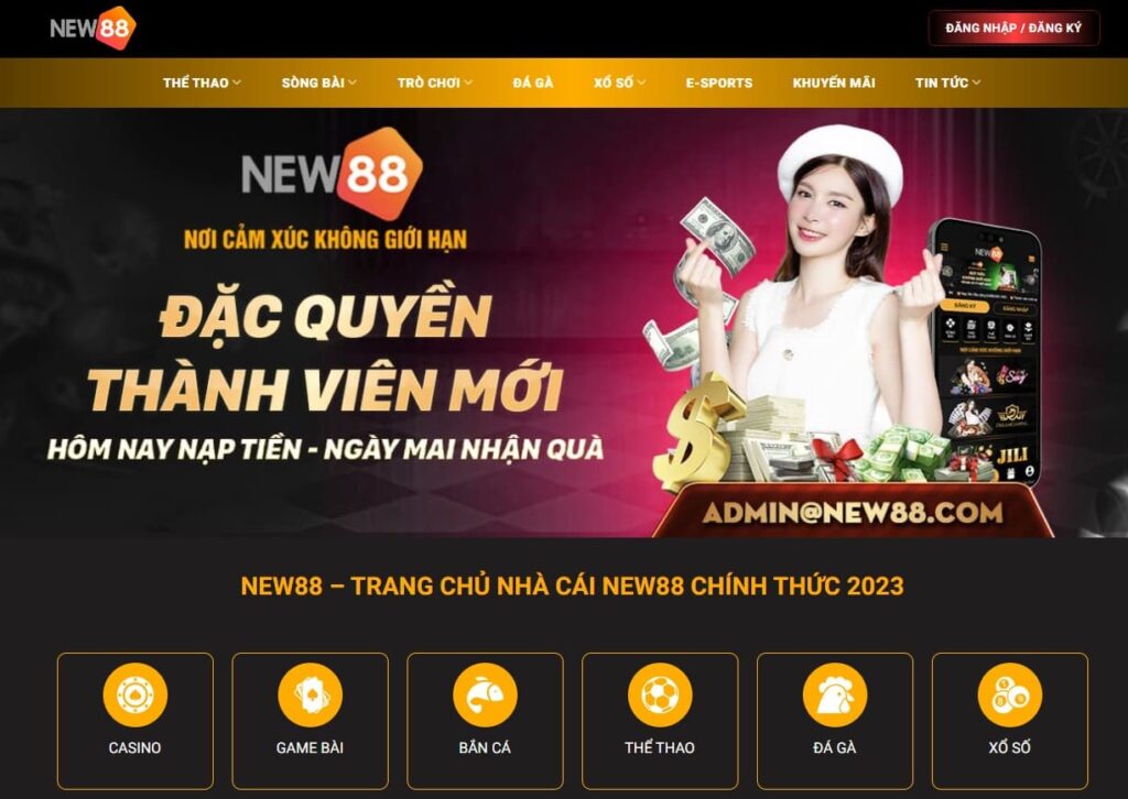 New88 - Trang Chủ Hỗ Trợ Chính Thức Của Nhà Cái New88 2 Giao diện trang chủ New88 chính thức 2024