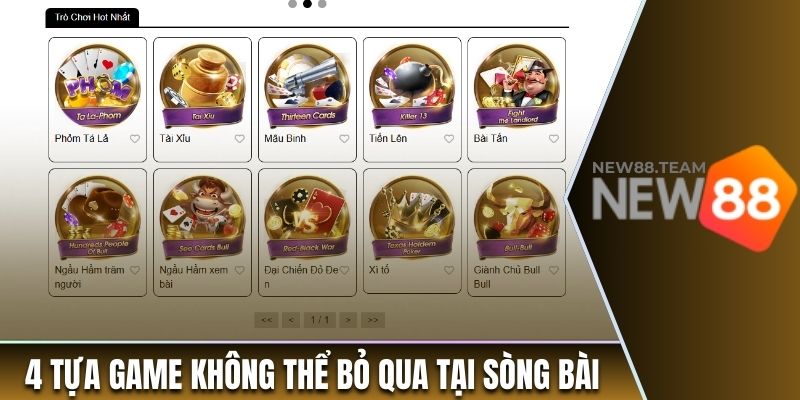 Sòng bài 3 4 tựa game không thể bỏ qua tại sòng bài