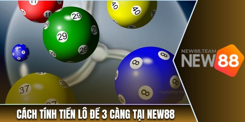 Cách tính tiền lô đề 3 càng tại New88