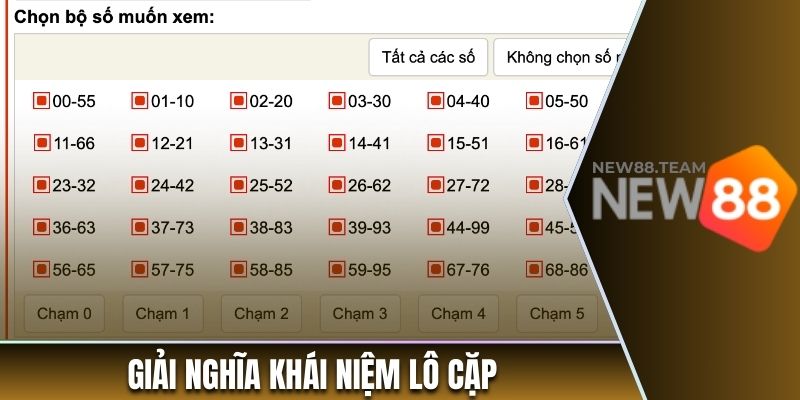 Lô Cặp Là Gì? +3 Phương Pháp Nuôi Lô Theo Cặp Bất Bại 1 Lô cặp là khái niệm phổ biến trong xổ số lô đề