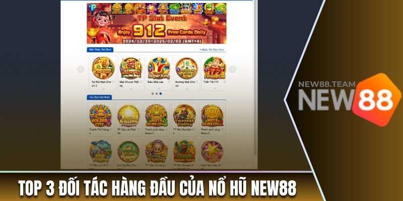 Nổ hũ 2 Top 3 đối tác hàng đầu của nổ hũ New88