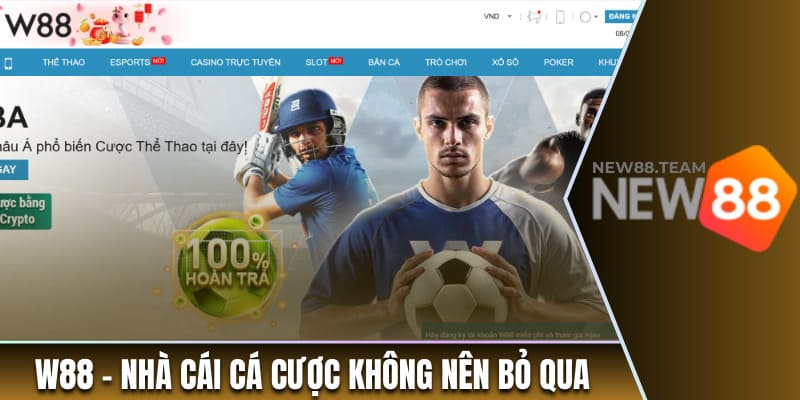 Top 10 Trang Cá Cược Thể Thao Được Yêu Thích Nhất 2025 3 W88 - nhà cái cá cược không nên bỏ qua